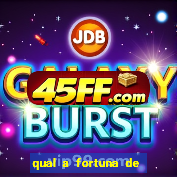 qual a fortuna de narcisa tamborindeguy